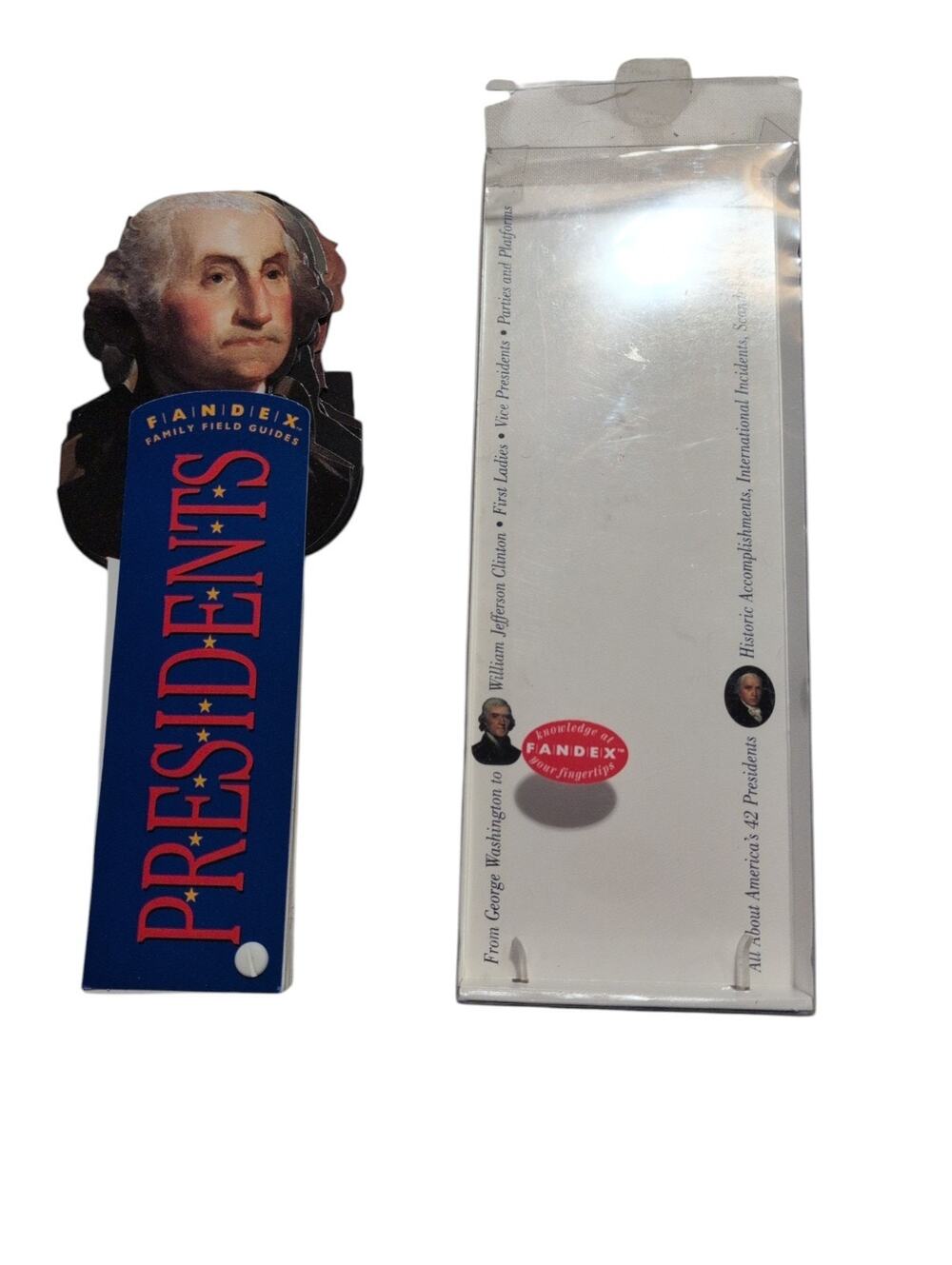 Fandex presidents family field guides up to Clinton